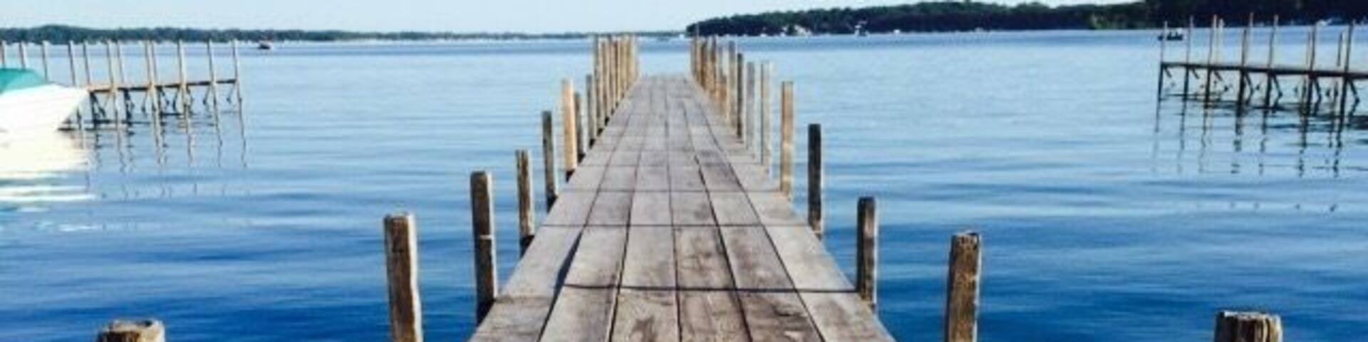 Beautiful day in lake Okoboji. #waterlust