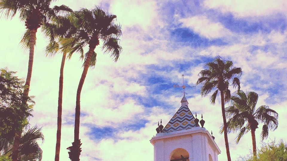 I thought the tower was cool Spanish #architecture style.