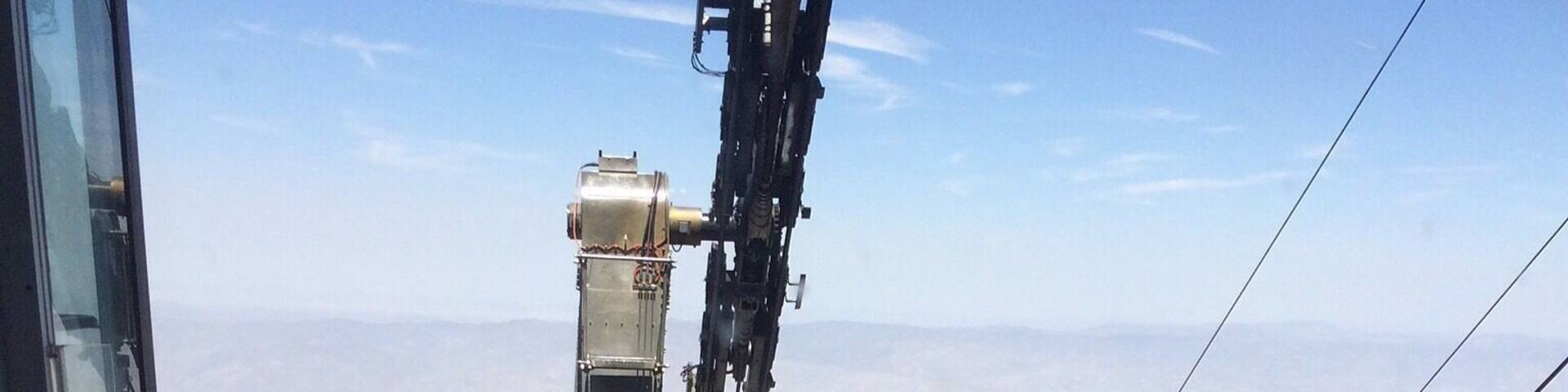 The Palm Springs Aerial Tramway in Palm Springs, California, is the largest rotating aerial tramway in the world.
#palmsprings #california #airtramway