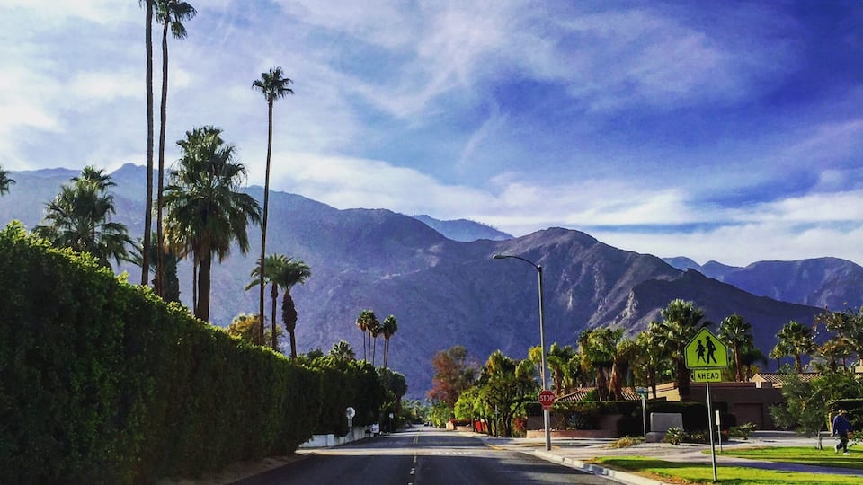 Afternoon run in Palm Springs. #lifeatexpedia