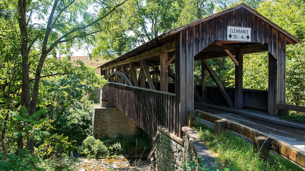 Knapp's Covered Bridge in Bradford County, Pennsylvania