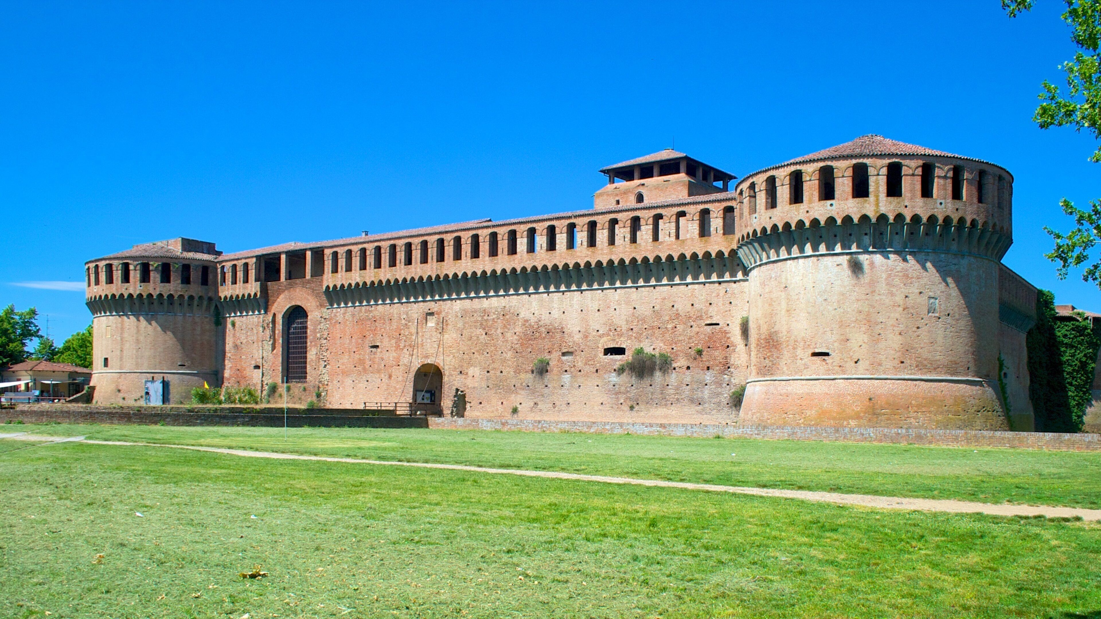 Imola featuring city views, château or palace and landscape views