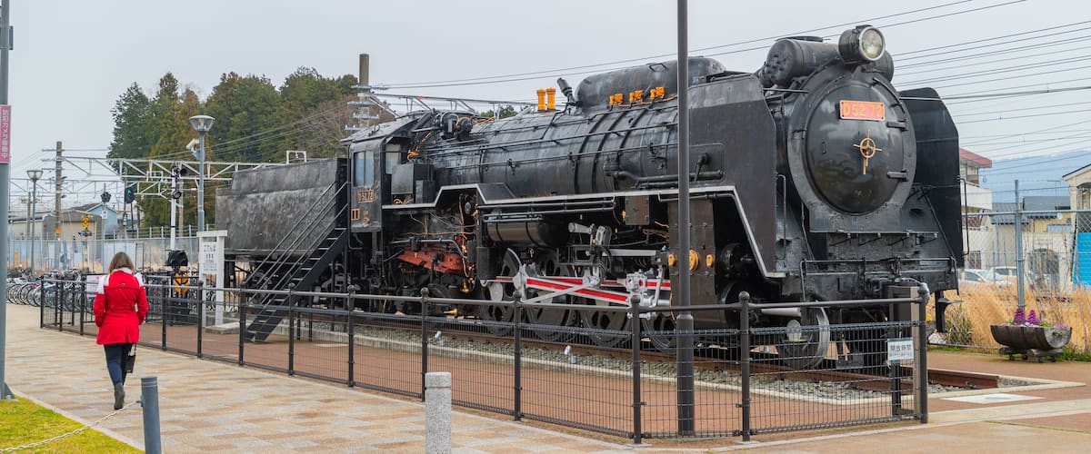Gotemba featuring railway items and heritage elements