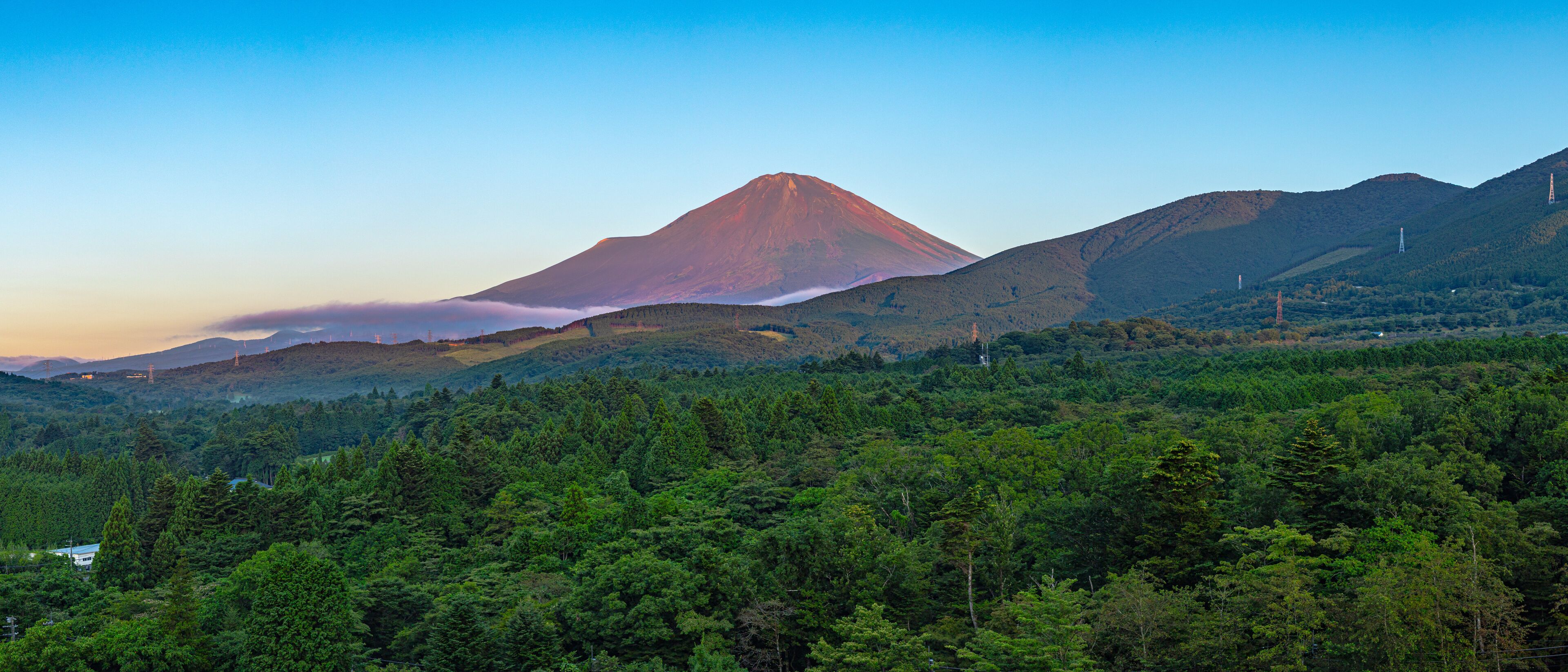 Mount Fuji Pano Japan