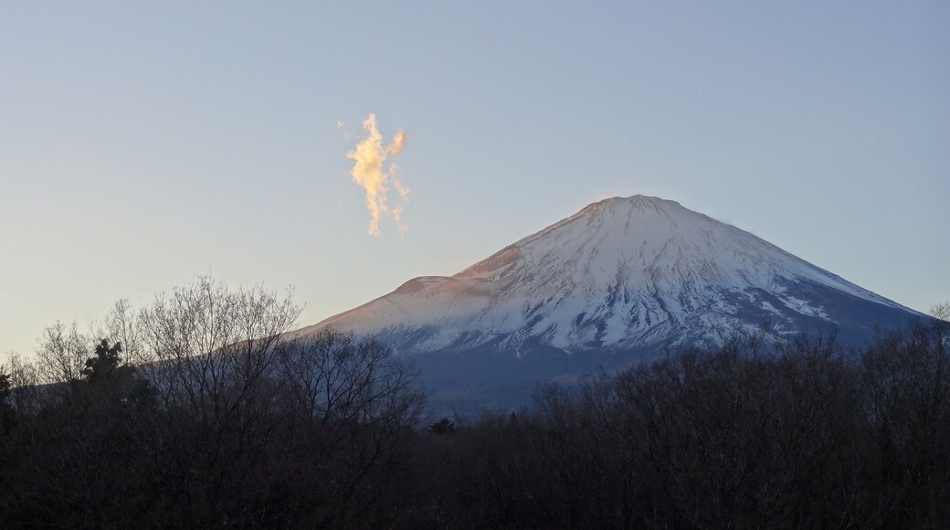 キリンディスティラリー 富士御殿場蒸溜所の展望台からの富士山です。