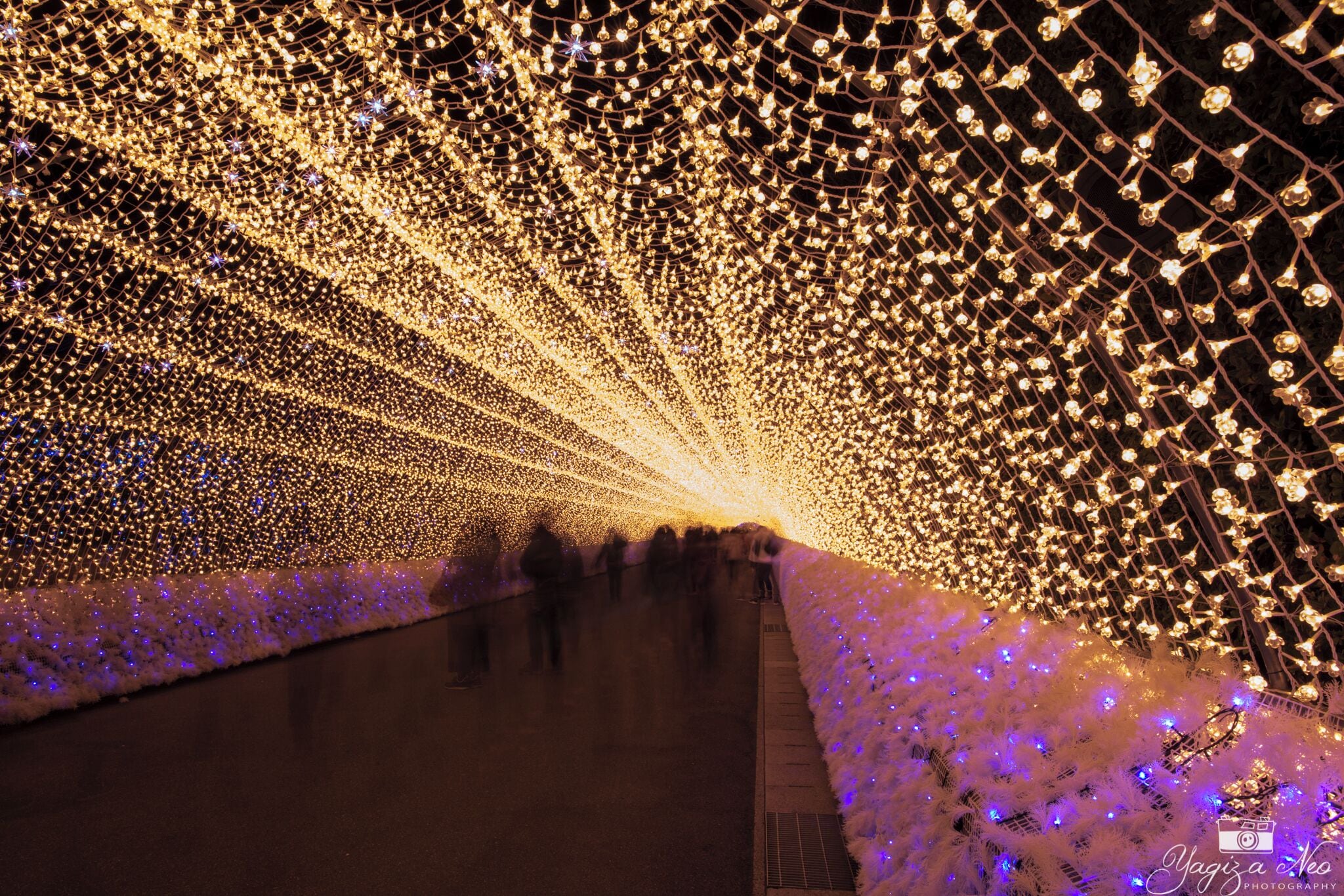 The romance under these amazing lightings at Nabana no Sato, Japan.
#lights #winter #nabananosato #japan