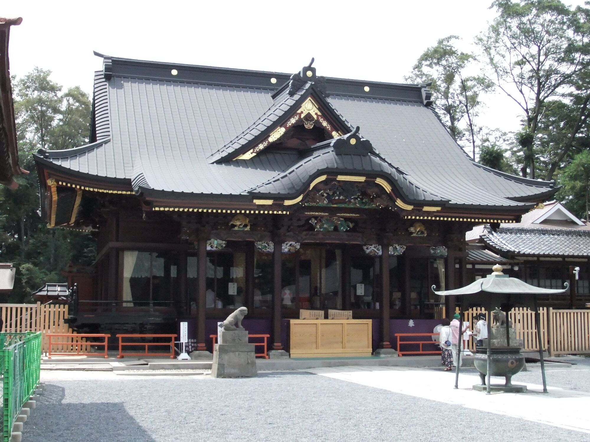 Shōden-dō hall of Kangi-in temple (Menuma Shōden) in Kumagaya, Saitama