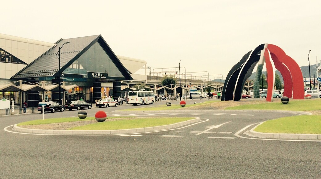 1 hour from Asakusa, Tokyo on the Tobu Line.