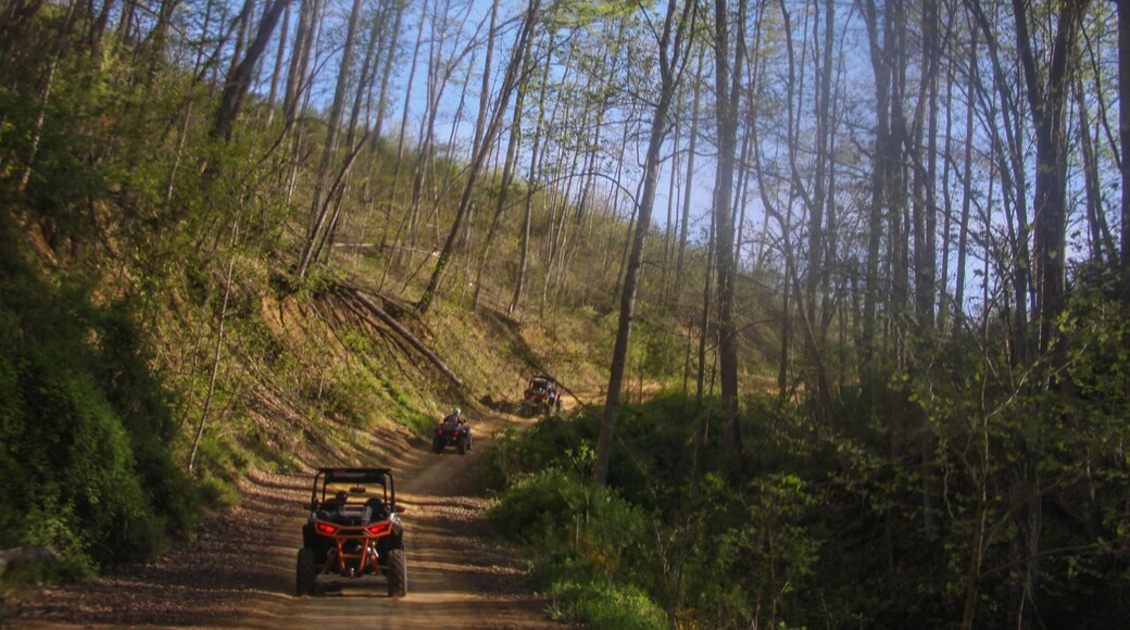 A crew from Vermont riding the Hatfield McCoy Trails in West Virginia