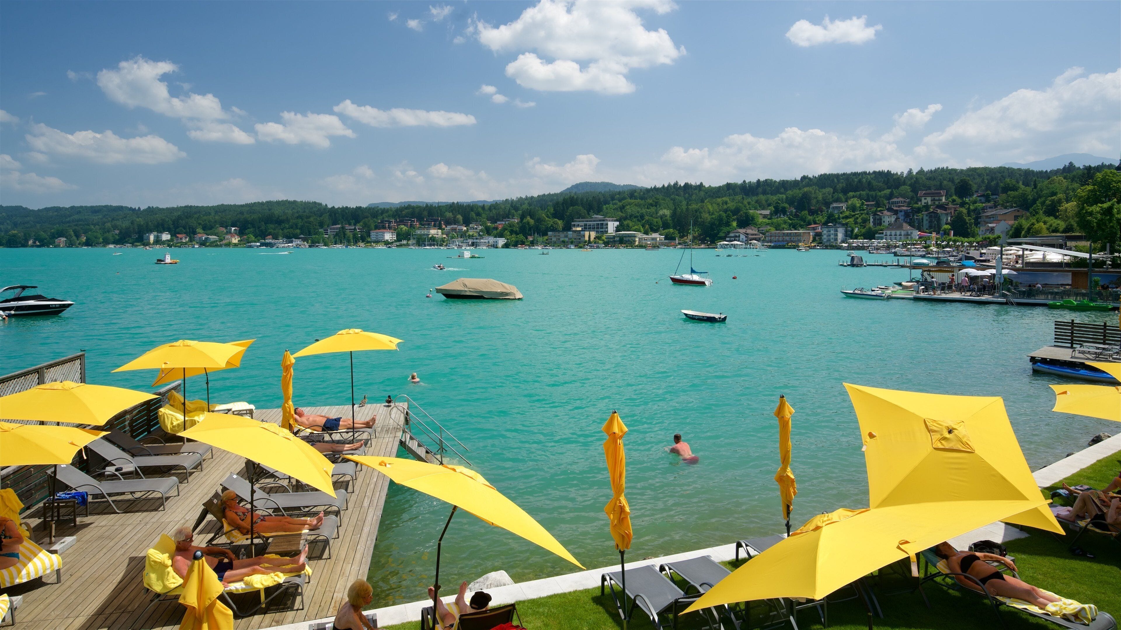 Velden am Wörthersee inclusief een baai of haven