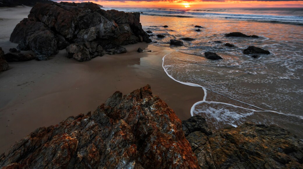 From the rocks at lighthouse beach in Port Macquarie on NSW mid north coast