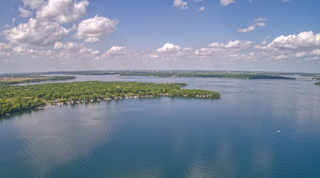 Lake Okoboji is a popular Tourist Area known as the Great Lakes of Iowa
