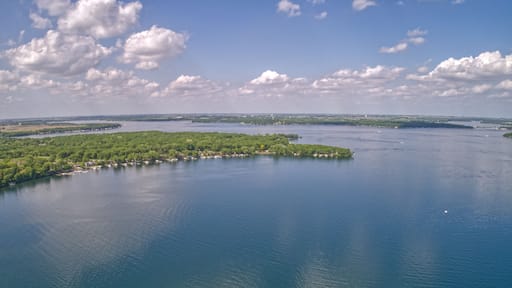 Lake Okoboji is a popular Tourist Area known as the Great Lakes of Iowa