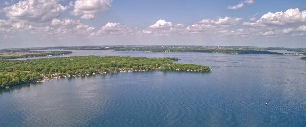 Lake Okoboji is a popular Tourist Area known as the Great Lakes of Iowa