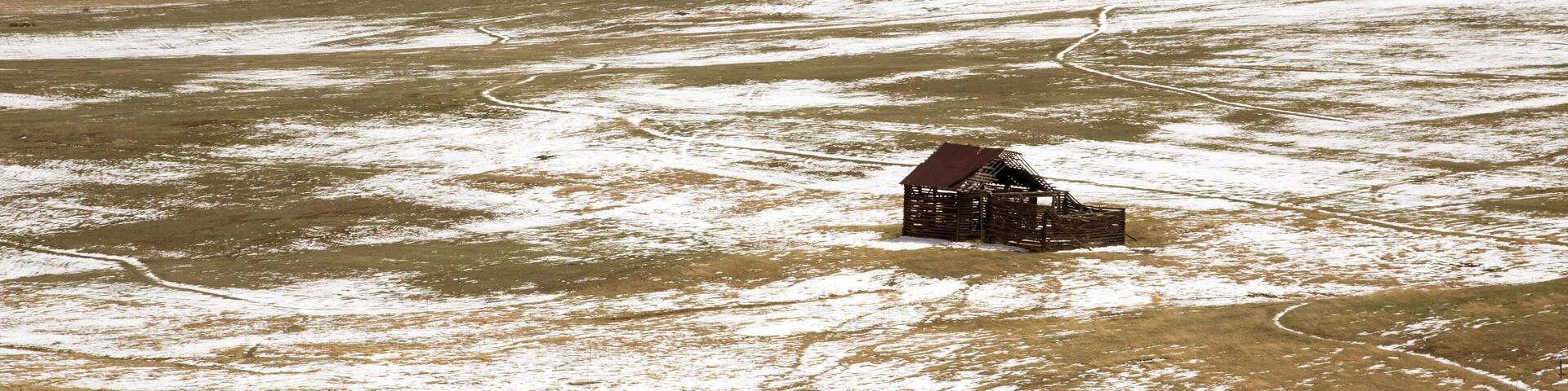 ERGGRB Evergreen, Colorado - An old barn in Elk Meadow Park.