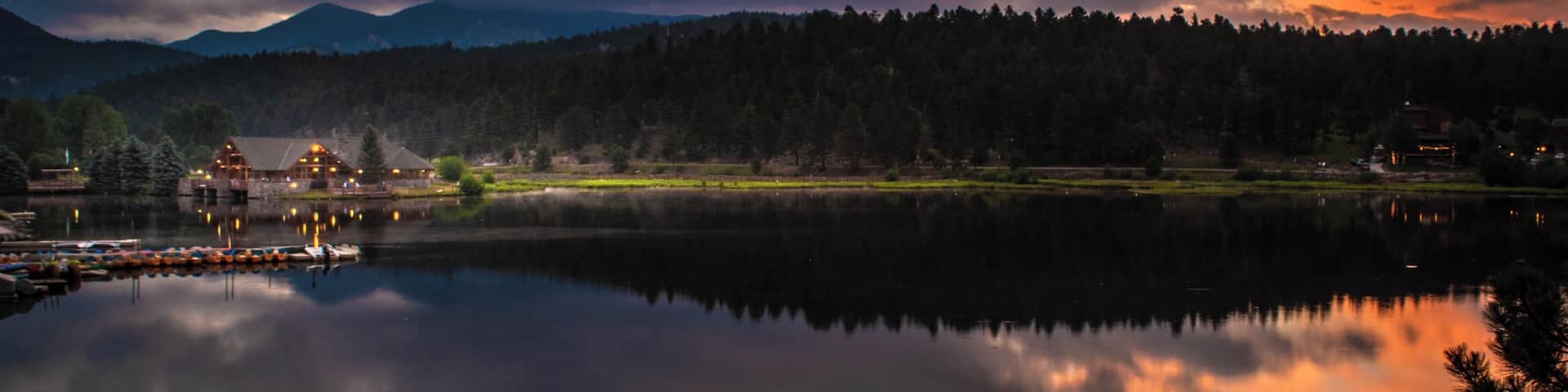 Just another beautiful summer night here in Evergreen.