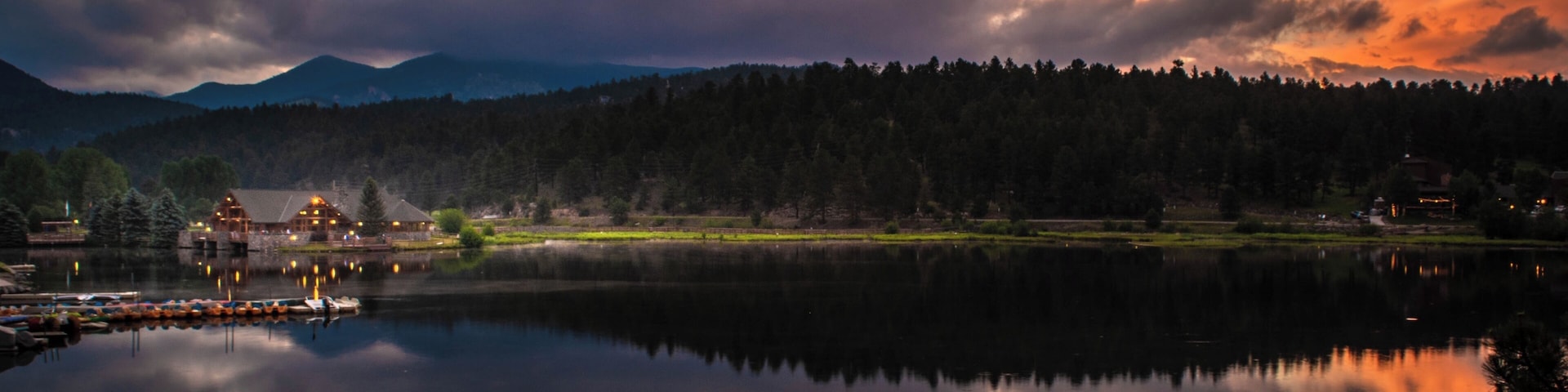 Just another beautiful summer night here in Evergreen.