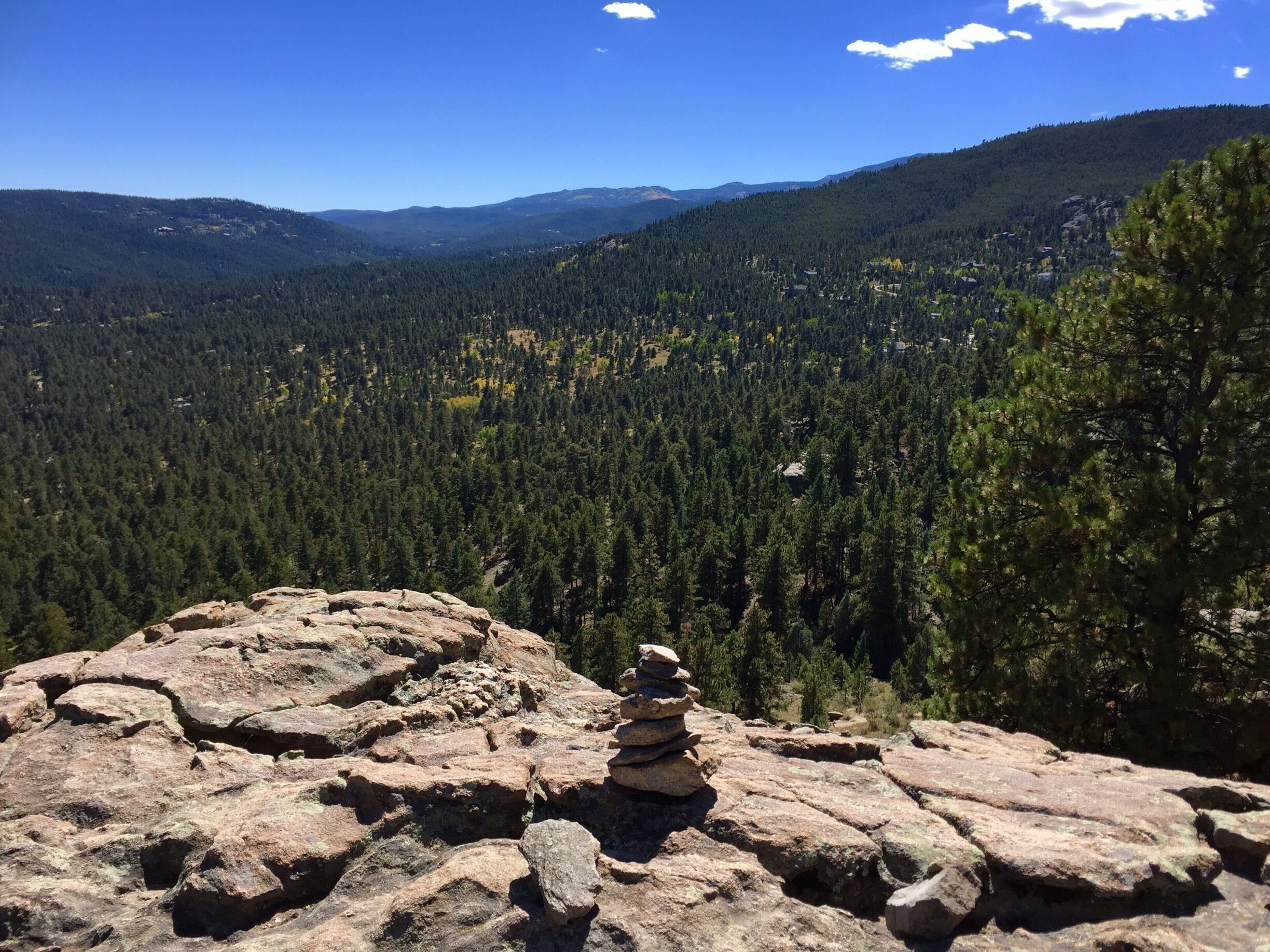 View from the top of the trail...