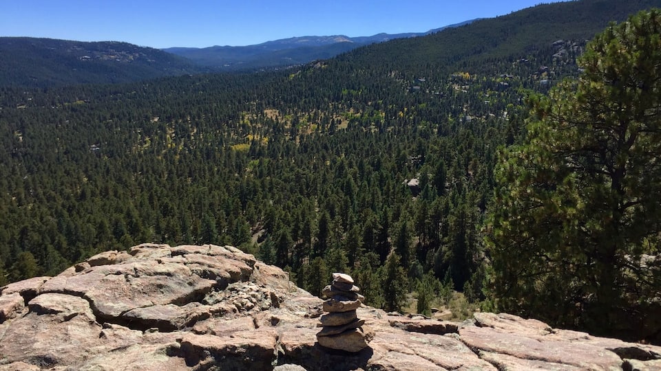 View from the top of the trail...