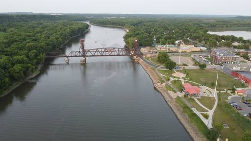Downtown Hastings, Minnesota Along the Mississippi River