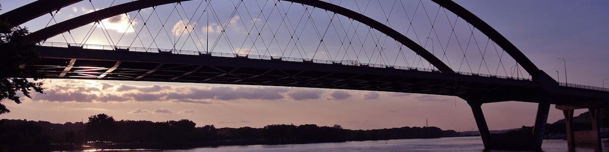 As you enter Hastings, MN from Wisconsin you'll drive across this bridge. #AquaTrove