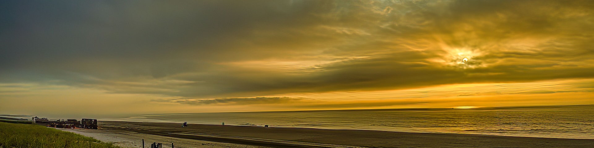 A Deserted Beach at Daybreak