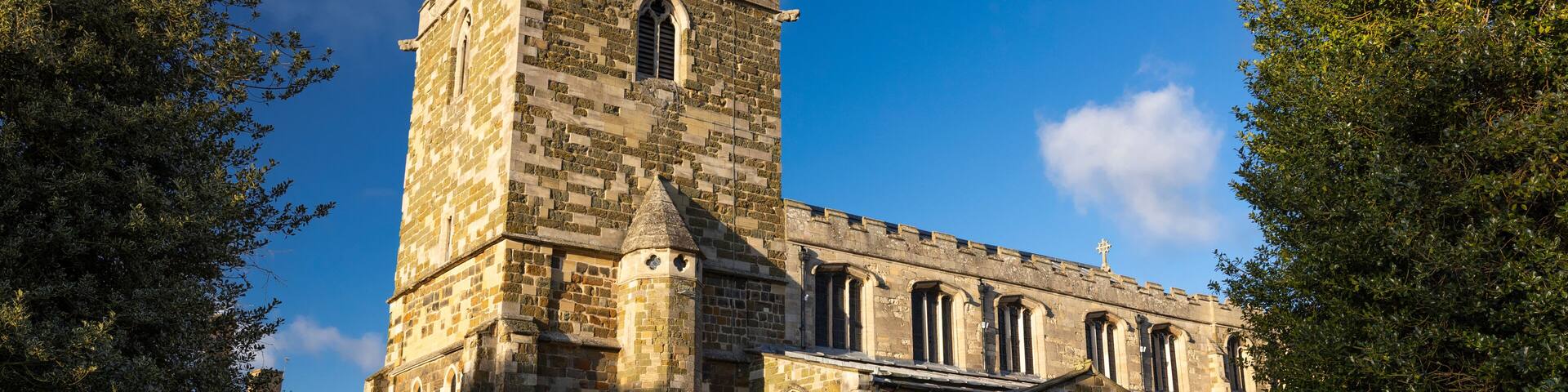 Horncastle, Lincolnshire, UK - February 6th 2025 - St. Marys Church