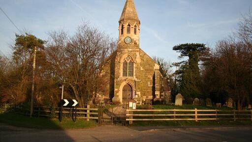 St.Margaret's church Just about lit by low, afternoon winter sun