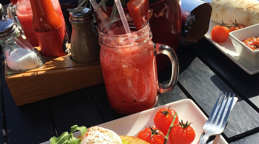 Chiquitos Breakfast is THE best! Smashed avocado with egg on toast.