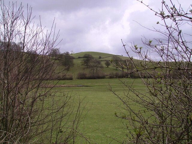 Farmland Kendal. From the A 6 near where it is crossed by the Dales Way