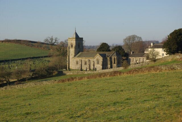 Crosthwaite Church St Mary's Church was rebuilt in 1878. To the right of the church is the popular Punch Bowl Inn.
