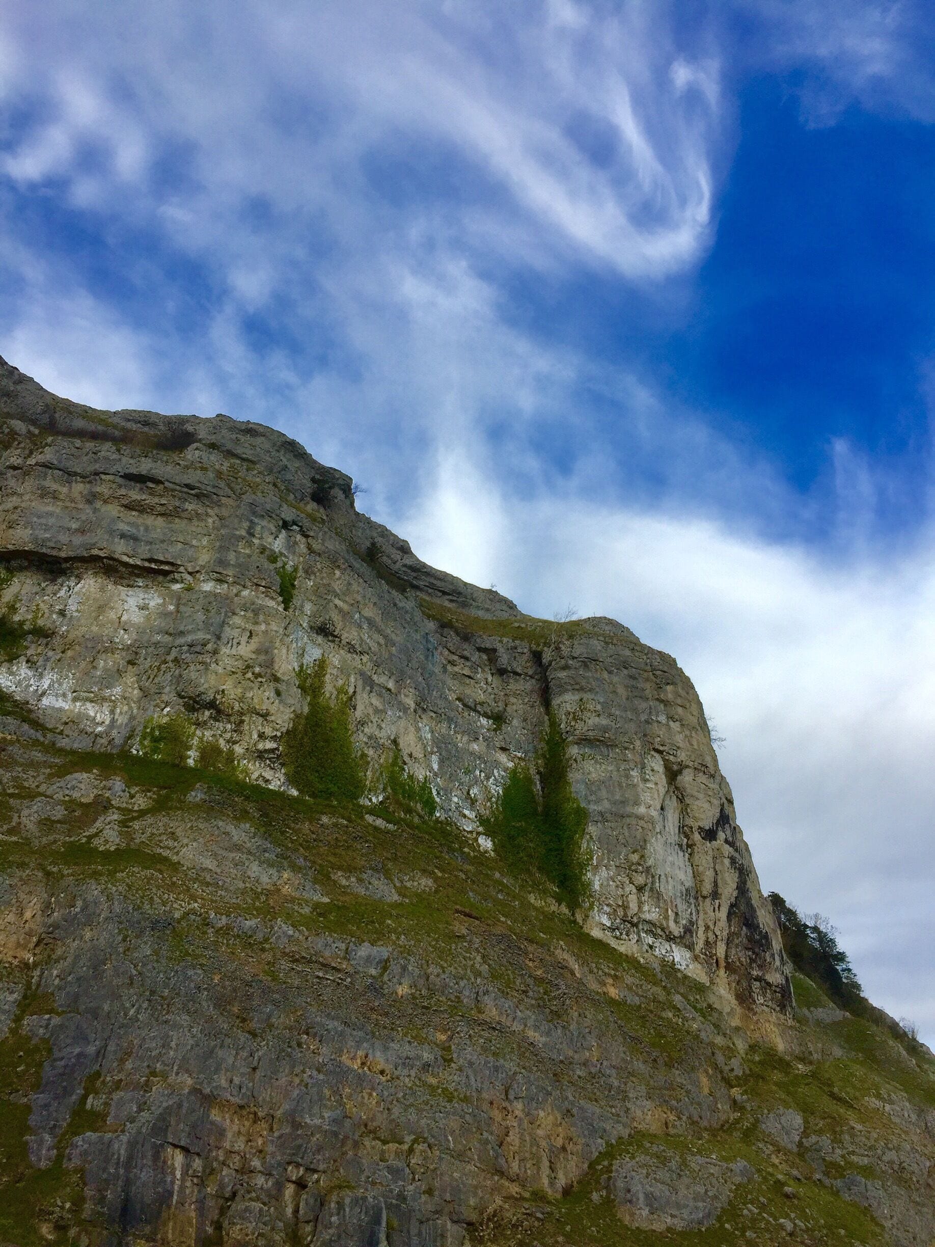 From the old quarry below the scar