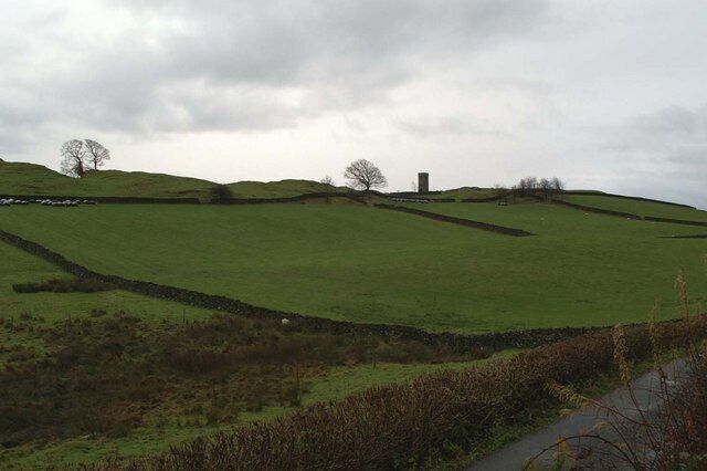 The view of the tower of the ruins of the old St Catherine's Church, Crook The present church is a mile from the main settlement at Crook, and the old church was a half-mile further out. Why, if they were rebuilding the church, did they not build it in the village centre?
