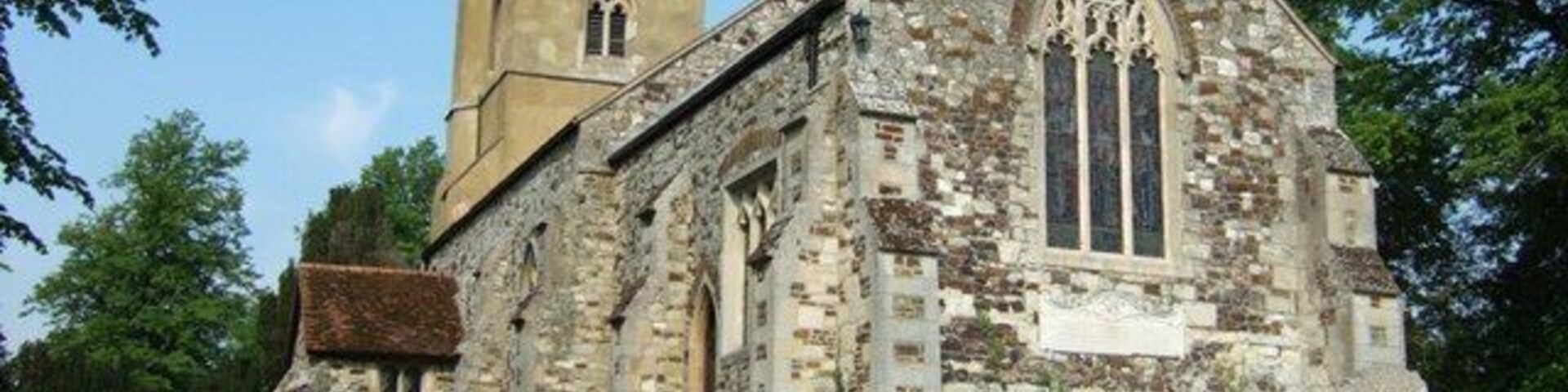 St Nicholas' parish church, Church End, Hockliffe, Bedfordshire, seen from the east