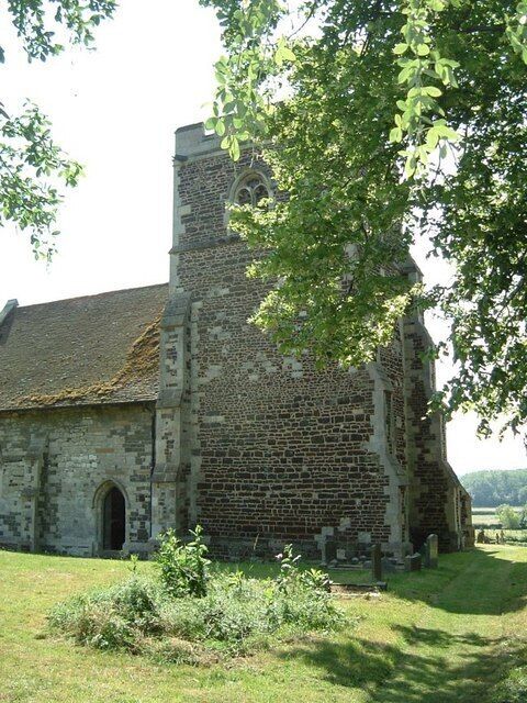 Tilsworth : All Saints Tower. The tower of this little church in Tilsworth exhibits the brown stone (ironstone I think) that is so characteristic of churches from this point in the county northwards - especially around the Ampthill area.