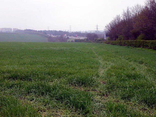 Dunton Bassett Undulating Field on East side of M1 Motorway, off Gilmorton Road