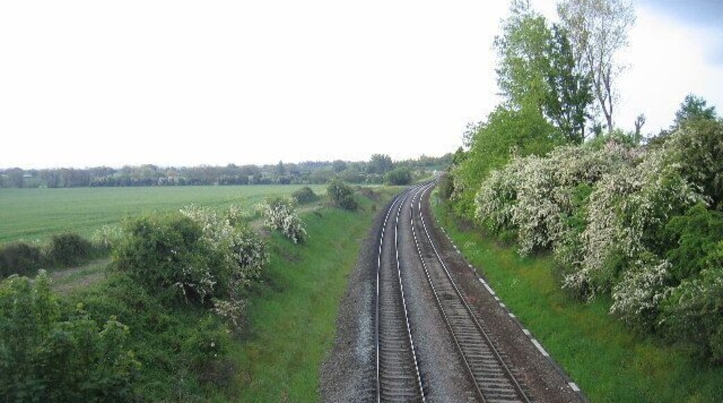 GWR Main Line. The Birmingham - London ex-GWR main line that runs down the Western side of the square.