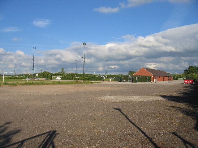 Leamington Brakes new football ground. The fields at the N.E. corner of this square form the new home of this local football club after their old Windmill ground, opposite the former Lockheed factory, was sold for housing development.