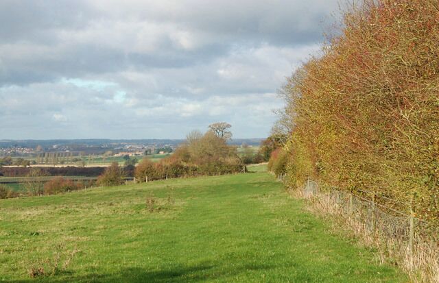 Wide views northwest of Harbury
