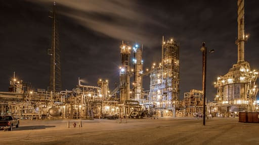 Oil Refinery in Deer Park, Texas
