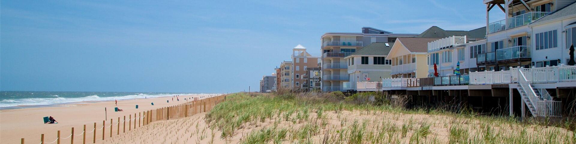 Fenwick Island som inkluderar en strand och kustutsikter
