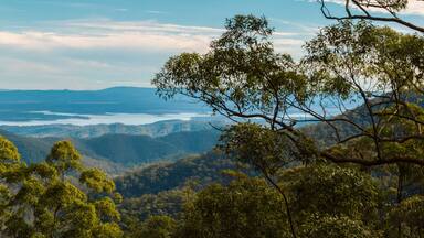 Westridge outlook in Mount Nebo. Including mountains, hills and skyline.