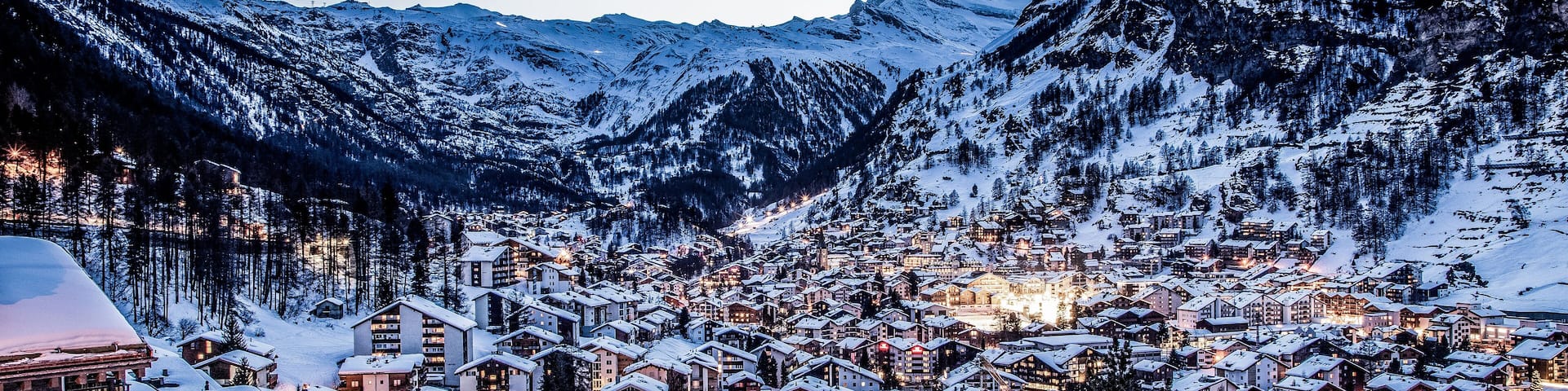 amazing view of Matterhorn peak from Zermatt