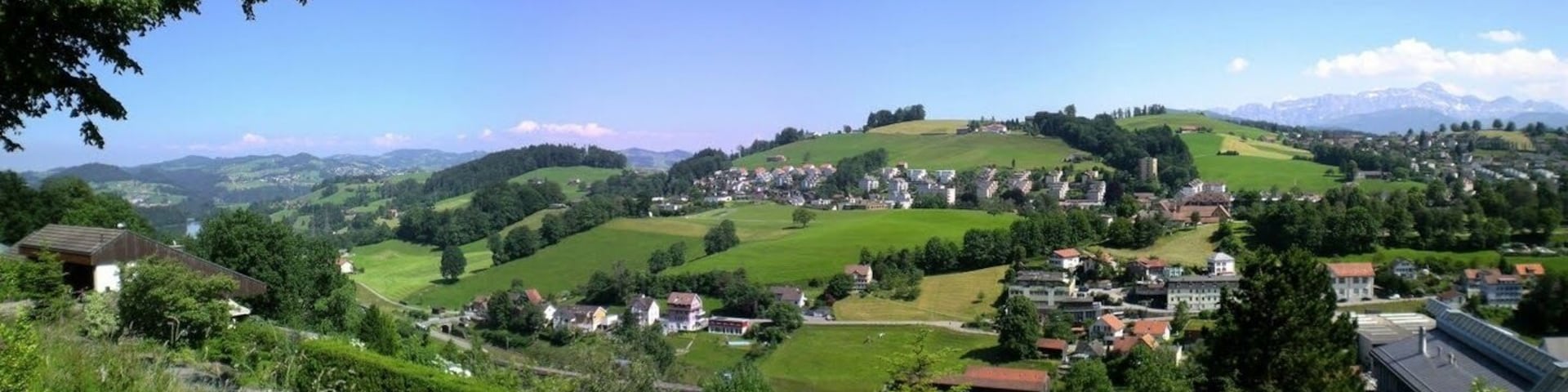 Herisau AR, auf der Rüti bei mit Sicht auf den Alpstein / Juli 2010