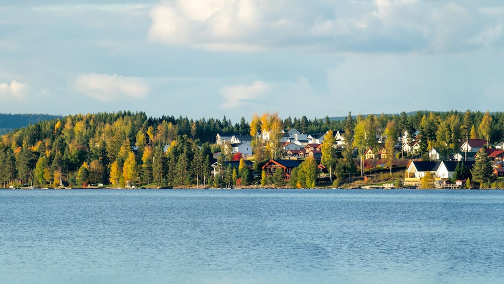 Town called Ludvika in Dalarna, Sweden