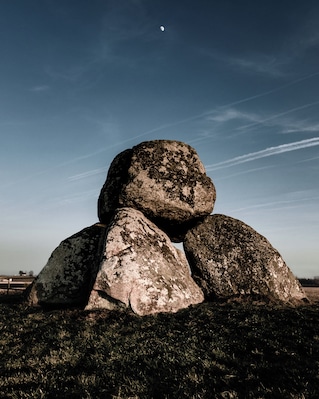 Megalithic tomb, about 5000 years old.