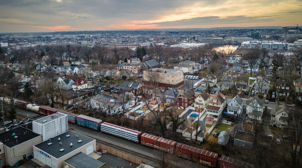 Aerial of Bogota New Jersey