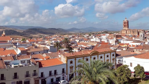Panoramic view of the Extremaduran town of Zafra, in the province of Badajoz, Extremadura, Spain.