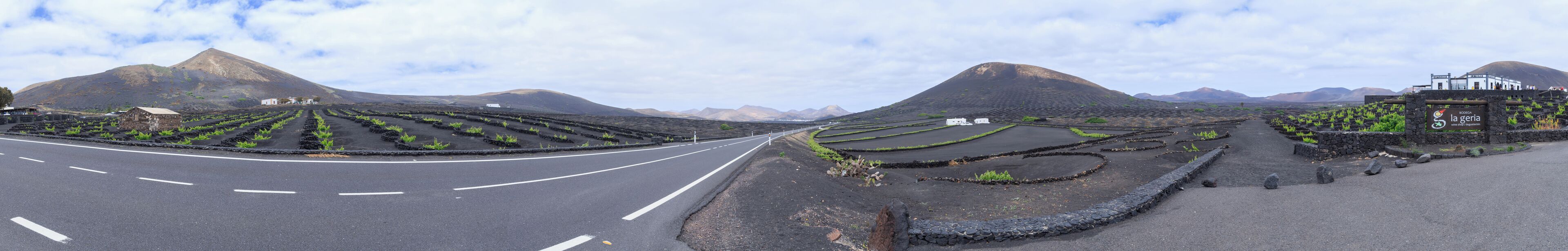 Viticulture northeast of Uga, municipality of Yaiza, La Geria, Lanzarote, Canary Islands, Spain.