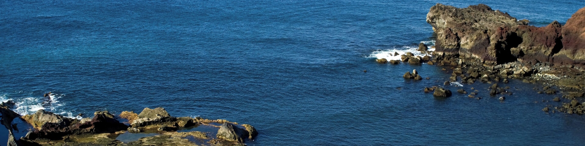 Beach of El Golfo - Lanzarote, Canary Islands, Spain.